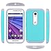 Moto G (3rd Gen) Case, LK [Shock Absorption] Hybrid Dual Layer Armor Defender Protective Case Cover for Motorola Moto G 3rd Generation 2015 (Teal)