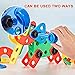GARUNK 105 Pcs STEM Toys Kit, Educational Construction Engineering Building Blocks Learning Set for Ages 3 4 5 6 7 8 9 10 Year Old Boys & Girls with Power Drill, Creative Games & Fun Activity