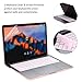 MacBook Pro 13 Case 2017 & 2016 Release A1706/A1708, Mittly Plastic Hard Case Shell Cover with Keyboard Cover &Screen Protector for MacBook Pro 13 Inch with/Without Touch Bar & Touch ID, Rose Quartz