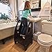 Little Partners Toddler & Adult Step Up Stool | 3-in-1 Adjustable Height Stepstool for Kitchen, Bathroom, or Nursery (Espresso)
