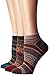 Flora&Fred Women's 3 Pair Pack Vintage Style Cotton No Show Socks