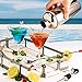 FineDine Expert Cocktail Shaker Home Bar Tool Set Stainless Steel Bar Set with Shaking Tin, Bar Spoon, Double Jigger, 2 Stainless Steel Bottle Pourers, Tapered Spout, and Flat Bottle Opener (6 Piece)