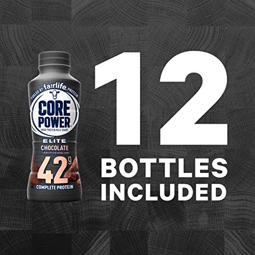 Core Power Elite High Protein Shakes (42g), Chocolate, Ready to Drink