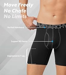 DAVID ARCHY Mens Underwear Mesh Quick Dry Boxer