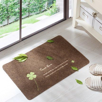 Bella Happy House 1009 Entrance Home Doormat 19-inch By 31-inch (Brown)