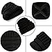 Aneco Winter Warm Knitted Scarf Beanie Hat and Gloves Set Men & Women's Soft Stretch Hat Scarf and Mitten Set