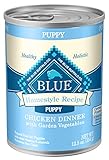 Blue Buffalo Homestyle Recipe Natural Puppy Wet Dog Food, Chicken 12.5-oz can (Pack of 12)