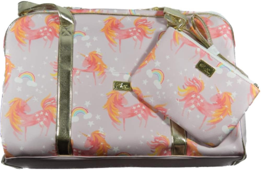 Betsey Johnson Weekender Duffle Pink 