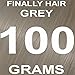 Finally Hair Hair Fiber Refill 100 Grams For Hair Loss Concealing by Finally Hair (Grey Gray)
