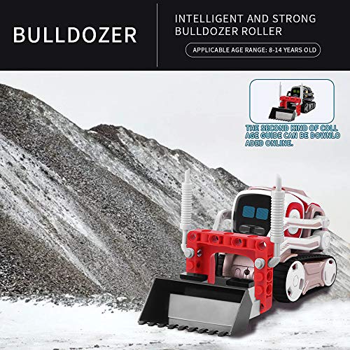 BLOQUEEN Lifting Kit Toy Building Blocks for Anki Cozmo Stem Robot DIY Hand-Assembled Bulldozer Codi - //coolthings.us