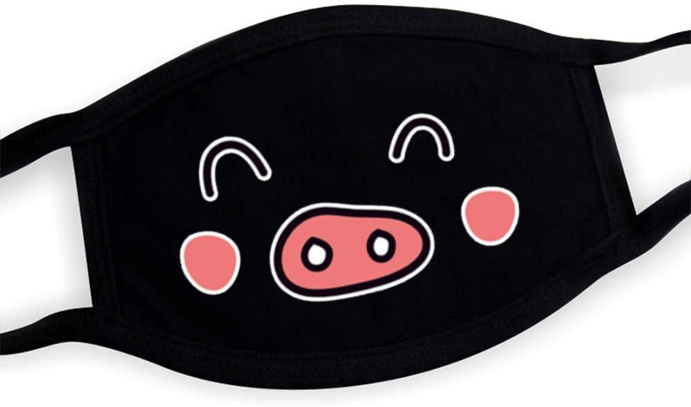 Surkat Kid Anime Mouth Mask PM2.5 Anti-dust Kwaii Mask Mouth Cover with Adjustable Strap