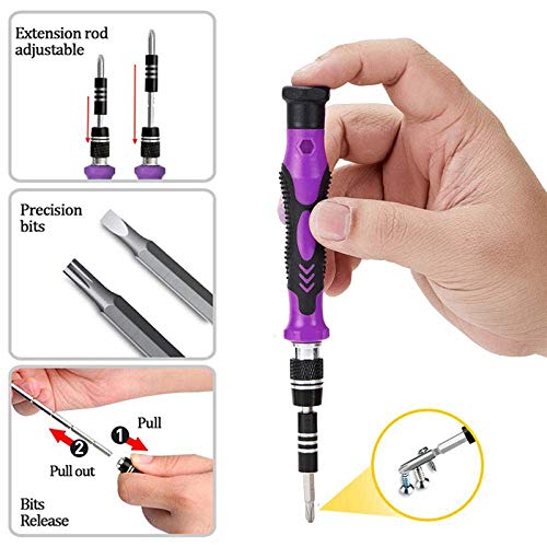 lqgpsx 115 in 1 Präzisions-Schraubendreher-Satz Schraubendreher-Bit Torx-Bits Schraubendreher Griff Telefonreparatur… – Bild 7