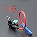 Etopars 10 X Car Vehicle 12V 24V Car Motor Add-a-circuit MICRO2 ATR Fuse Holder Adapter 15A
