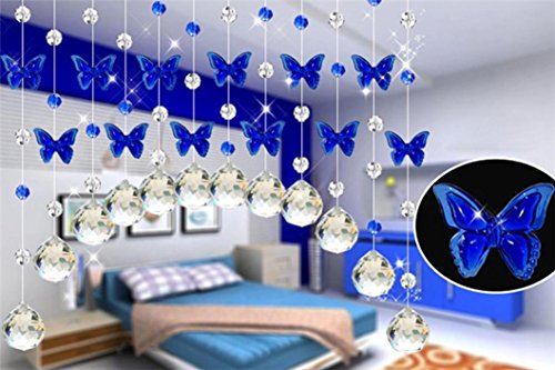 Keerads Crystal Bead Curtain Room Door Window Beads Crystal