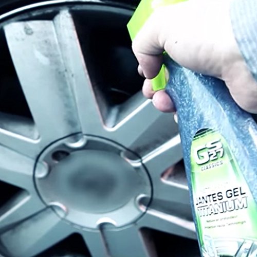 Gs27 Titanium Gel Wheel Cleaner 16 Oz Professional Deep Cleaning Car Rim Polish And Protector Manufactured In France