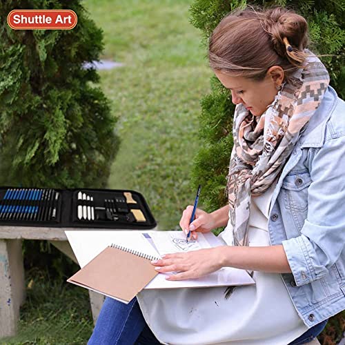 Shuttle Art Sketching and Drawing Pencils Set, 37Piece Professional