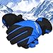 Vbiger Ski Gloves Snow Mittens Waterproof Winter Warm Cycling Gloves