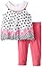 Calvin Klein Baby-Girls Infant Polka Dots Tunic with Pink Leggings