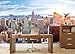 GREAT ART Large Photo Wallpaper – New York City Skyline – Picture Decoration Sundown Penthouse View Manhattan America USA Decor Big Apple NYC Image Decor Wall Mural (132.3x93.7in - 336x238cm)