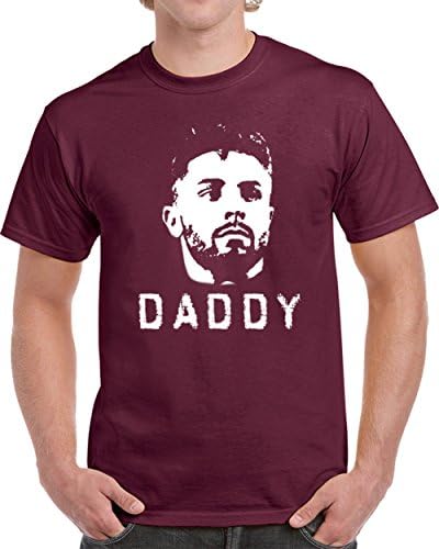 TSHIRTCZAR Cool Baker Mayfield Oklahoma Quarterback Daddy College Football T Shirt L Burgundy
