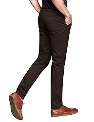 Match Mens Slim Tapered Flat Front Casual Pants