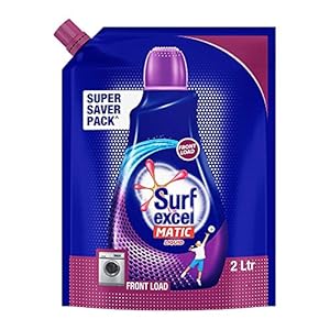 Surf Excel Matic Liquid Detergent Front Load Pouch 2l