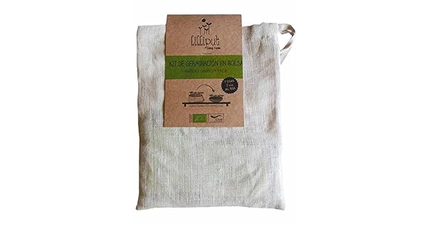 LILLIPUT LIVING FOODS Kit Germinación EN Bolsa DE Cáñamo Natural ...