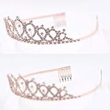Leixi Queen Sash & Tiara Kit Rose Gold Birthday Gift Women 30th view 5