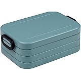 MepalTake a Break midi – Nordic Green – 900 ml Inhalt – Lunchbox mit Trennwand – ideal für Mealprep – spülmaschinenfest, ABS