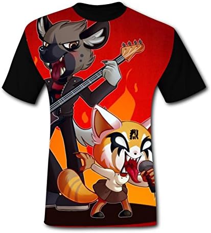 Deborahbe Metal Duo Men's T-Shirt Short Sleeve Weird Tee Shirt Sports Tshirt for Men XL