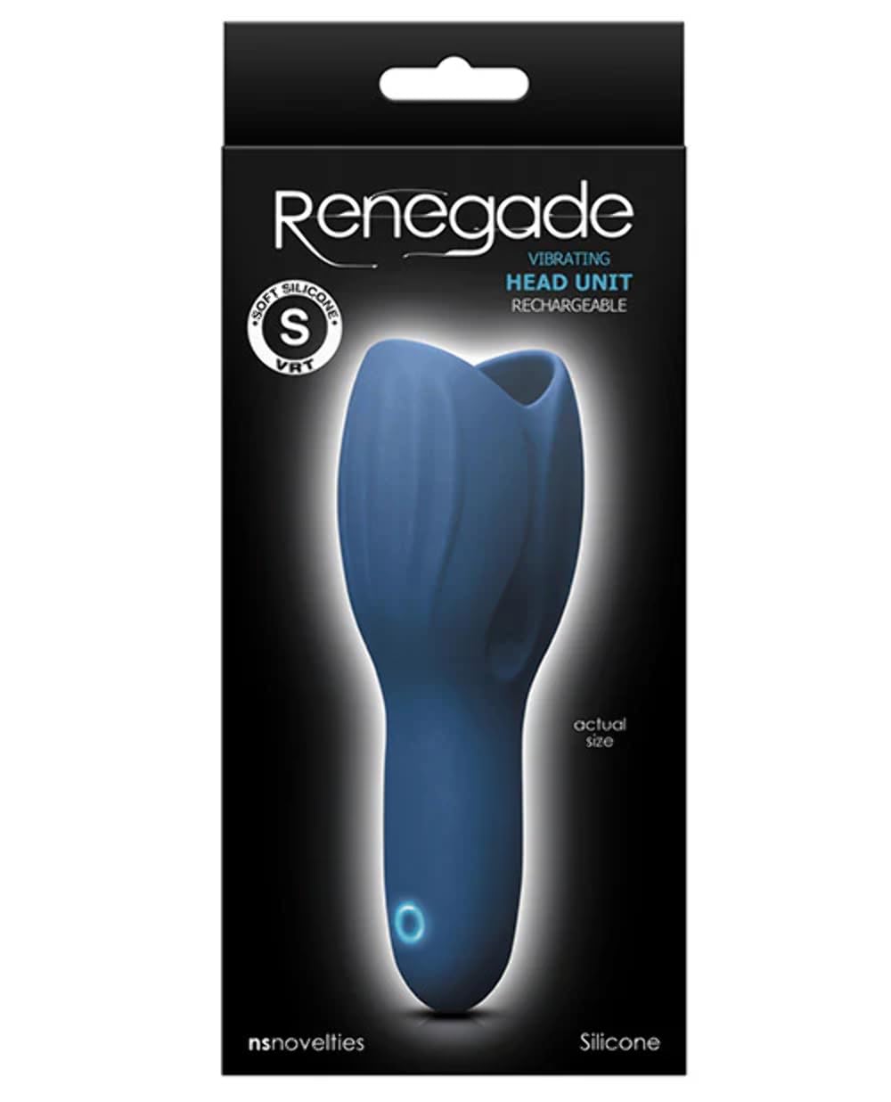 NS Novelties Renegade Head Unit Blue 13 cm