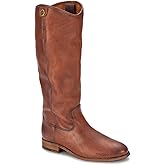 Frye Melissa Button 2 Equestrian-Inspired Tall Boots for Women Made from Hard-Wearing Vintage Leather with Antique Metal Hardware and Leather Outsole – 15 ½” Shaft Height