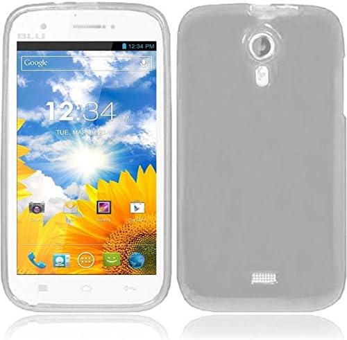 HRW Compatible With BLU Studio 5.0 Frosted TPU Cover Case - Clear