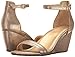 Kenneth Cole Reaction Women's Cake Icing Wedge Sandal, Soft Gold, 8