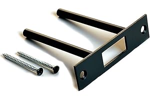 Door Reinforcement | Deadbolt Strike Plate Reinforcer | Anti Kick Door | Two Post Strike Plate | TUFF STRIKE | Oil Rubbed Bronze