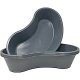 Graduated Emesis Basins 700ML [Pack of 5] Graduated Kidney Shaped Bowl – Sturdy Plastic Irrigation Basin Tray