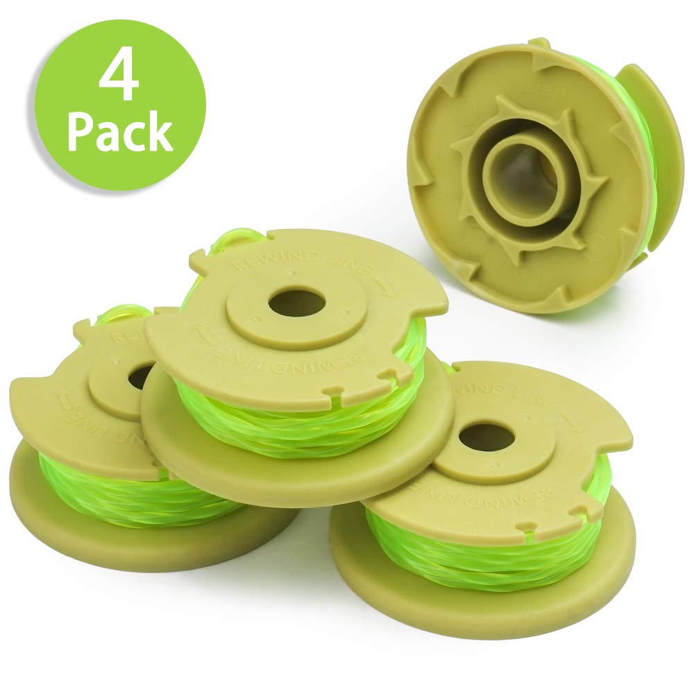 X Home Weed Eater String Spools Compatible with Ryobi One Plus+ 18V 24V 40V  Cordless Trimmer Replacement Spool AC80RL3 11ft 0.080” Line Refills Weed  Wacker ...