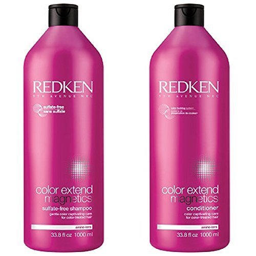 Redken Color Extend Magnetic Shampoo + Conditioner 33.8oz/1liter Size