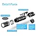 LUMINTOP Tool AA EDC Flashlight, Pocket-Sized Led Torch, Super Bright 550 lumens Cree Led, IPX-8 Water Resistant, 3 Modes, Powered By One 14500 or AA Battery, Magnetic Tail, For Indoors And Outdoors