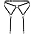 HOMELEX Punk Leather Body Harness Straps - Adjustable Chest & Waist Straps For Women, Fashion Accessory - View #3