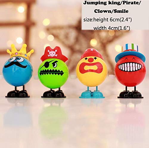16 Pack/Lot Halloween Toys Funny Jumping Pumpkin King Witch Rotating Ghost Walking Skeleton Man Novelty Toys Wind Up Toys For Halloween Party Gift - Thumbnail 3