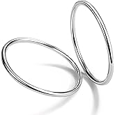 H&Beautimer 925 Sterling Silver Italian Handmade Minimalist 4MM Bracelet for Women Charm Jewelry 60-65MM Bangle 1/2/3 Set Birthday Gift