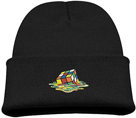 Rubik's Cube Melting Kids Beanie Cap