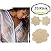 Smozer NippleCovers, 20 Pairs Women's Disposable Satin Petals 20 Pairs/set(40 petals)