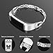 SWEES Metal Bands Compatible with Fitbit Alta Bands Small, Fitbit Alta HR Bands Women Metal Strap Replacement Wristband Accessories Bracelet Bangle Wrist Band for Fitbit Alta/Alta HR Silver