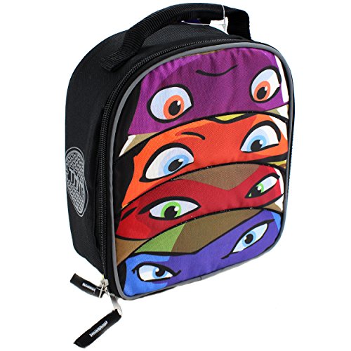 Nickelodeon TMNT Teenage Mutant Ninja Turtles Soft Lunch Box (TMNT Masks)