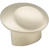 Elements 530143 Capri Collection 1.25 Inch Barrel Veneto Cabinet Knob, Dull Nickel Finish