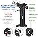 ALNEW Culinary Torch, Pro Cooking Torch w/Protecitve Guard for Creme Brulee & Desserts, Refillable Butane Torch for welding, Camping, Adjustable Flame Blow Torch for Kitchen(Butane NOT Included)