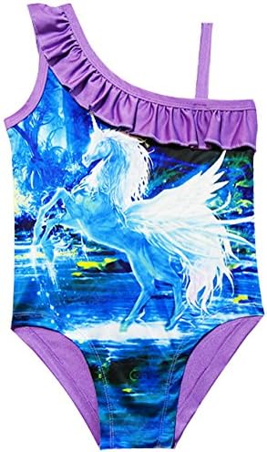 Fribro Baby Swimsuit one-Horned Children's Unicorn Bathing Suit Girl Cute hot Spring Girl Swimsuit