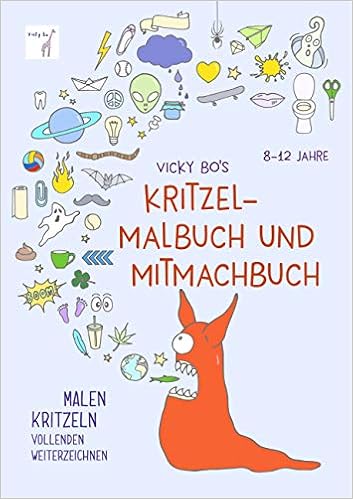 Kritzel Malbuch Und Mitmachbuch 8 12 Jahre Amazonde - 